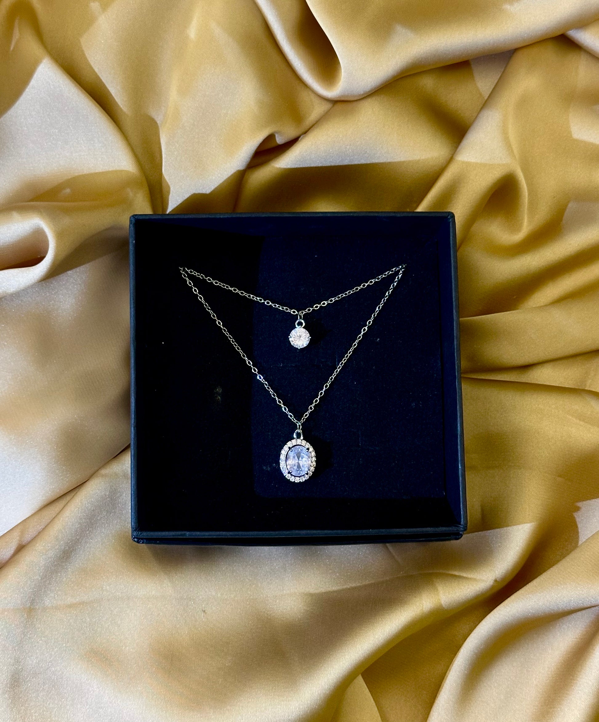 Celestia Dual Charm Pendant ✨