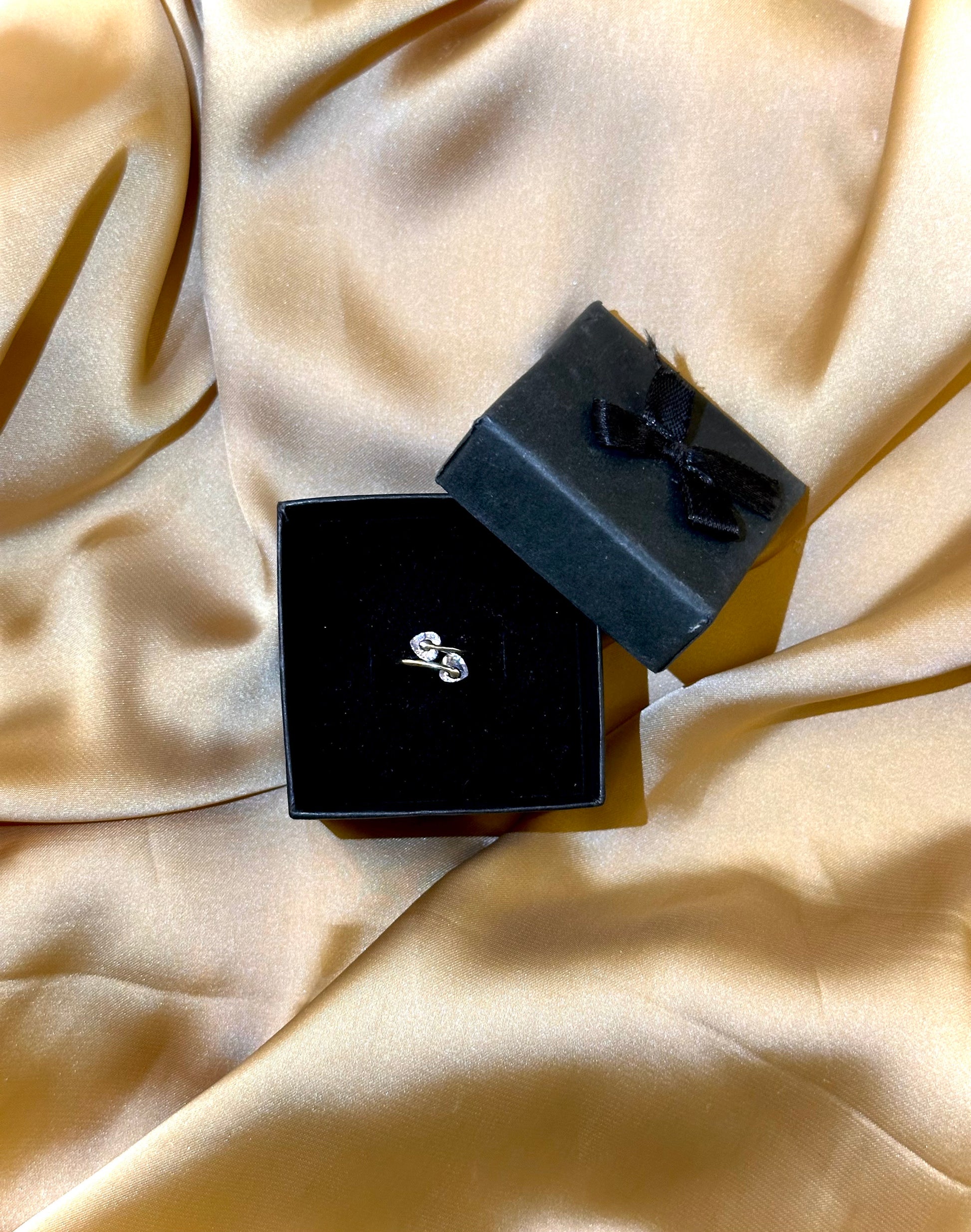 Twin Glow Silver Ring π